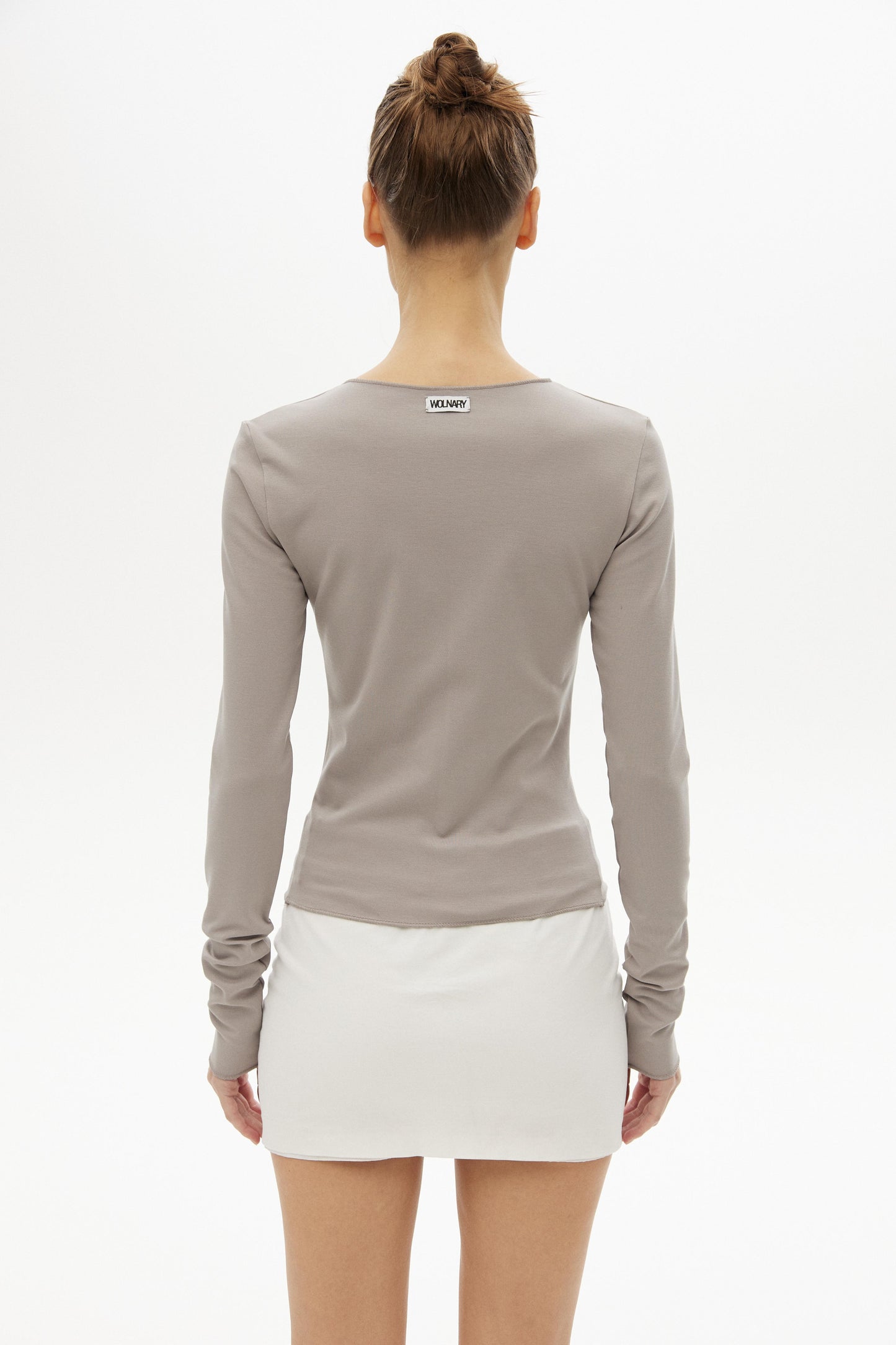 Silver Viscose Longsleeve